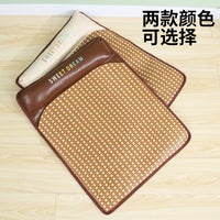 Pet Cooling Mat Rattan Weave Summer Bed for Cats and Dogs