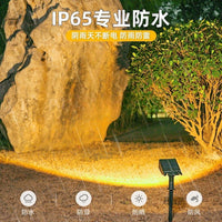 Solar-Powered LED Landscape Spotlights for Garden & Yard, Color-Changing or White/Warm Light Options