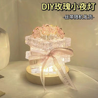 DIY Rose Ice Cube Night Light Kit for Gifting