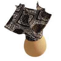 Women's Floral Straw Sun Hat with Neck Flap - Wide Brim UV Protection Outdoor Scarf Hat