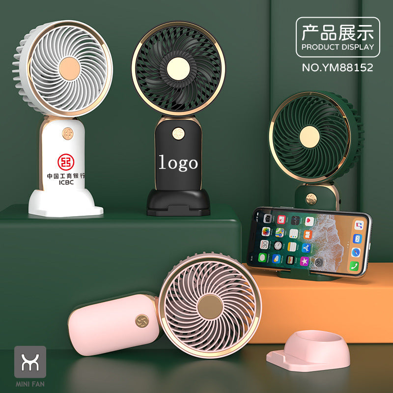 Creative Handheld USB Fan for Office, Dorm, and Outdoor Use - Portable Desk Fan