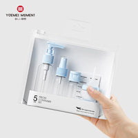 Portable Travel Bottle Set for Cosmetics, Shampoo, Lotion, and Shower Gel