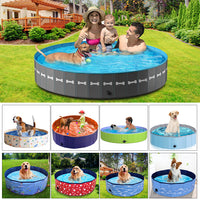 Foldable Pet Sprinkler Pool and Bath Tub for Dogs