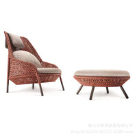 Nordic Outdoor Wicker Sofa Set for Patio, Garden, and Balcony - All-Weather Rattan Furniture