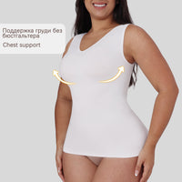 Women's Tummy Control Shapewear Vest for Workout & Fitness
