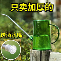 Long Spout Watering Can for Indoor Outdoor Plants, Stainless Steel or Plastic Garden Watering Pot