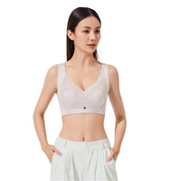 Adjustable Thin Latex Bra for Large Busts, Push-Up, Anti-Sagging, Side Support