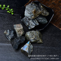 Natural Labradorite Crystal Rough Stones for Aromatherapy and Home Decor