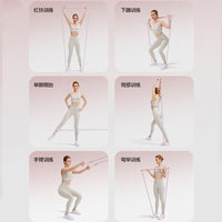 Resistance Band Set for Yoga, Pilates, Strength Training, and Physical Therapy