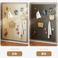 Perforated Metal Pegboard Wall Organizer for Tools and Display, Heavy-Duty Iron Rack