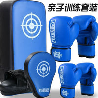 Kids' and Adults' Boxing Gloves & Focus Mitts Set for Training, Muay Thai, Kickboxing