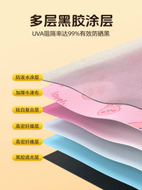 Kids' Foldable Umbrella Hat for Sun and Rain Protection