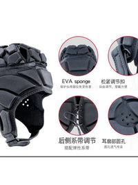 EVA Padded Helmet for Rugby, Baseball, Skiing, Skating - 2cm Thick, Breathable, Protective Headgear