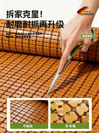 Golden Retriever Large Dog Cooling Mat Tear-Resistant Bamboo Pet Bed for Summer