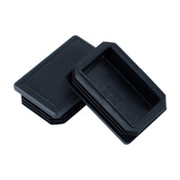 Plastic Square Tube Inserts, Stainless Steel Inner Plugs, End Caps for Furniture Legs, Table and Chair Feet Protectors