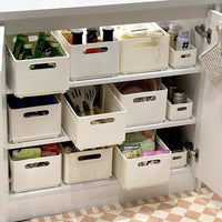 Expandable Drawer Organizer Bins for Cabinet and Desk Storage