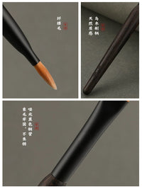 Qin Zhi Z301 Portable Concealer Brush for Dark Circles and Tear Troughs