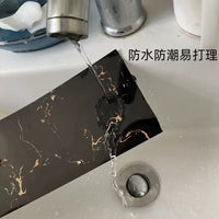 Self-Adhesive Wood Grain Baseboard Wall Trim - Waterproof & Thickened Skirting Board for Wall Decor