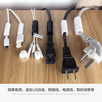 Self-Adhesive Cable Organizer Clips for Desk and Wall Mounting, No-Drill Wire Management Solution