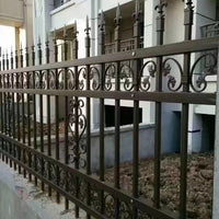 Zinc Steel Garden Fence Panel for Villas and Outdoor Yards
