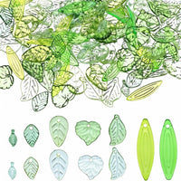 Acrylic Mini Leaf Beads for DIY Jewelry Making, Bracelets, Necklaces, Earrings