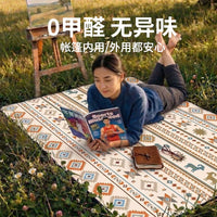 Hexagonal/Rectangular Thickened Picnic Mat Outdoor Camping Tent Moisture-proof Pad