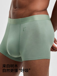Bananain Silver Skin 500E Men's Modal Boxer Briefs, Plus Size Ice Silk Breathable Trunks, 3-Pack