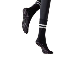 Women's Non-Slip Yoga Pilates Mid-Calf Cotton Socks for Fitness Dance Indoor Floor