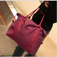 Large Capacity Waterproof Travel Duffel Bag with Trolley Sleeve