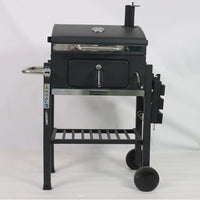 Outdoor Foldable BBQ Grill Patio Barbecue Stove Charcoal Smoker for Home Use Winter Heating