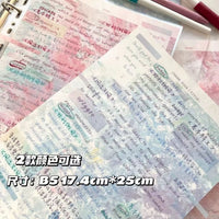 Gradient Mist B5 Notepad, Thickened Student Journal and Memo Book