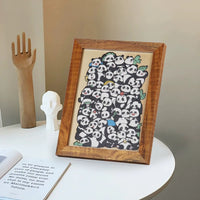 50-Piece Animal Jigsaw Puzzle for Adults and Kids with Frame, Stress Relief Educational Toy
