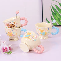 Ceramic Coffee Mug Gift Set with Gift Bag and Box, High-Value Design, Birthday Present, Water Cup
