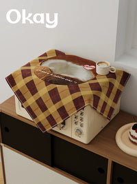 Coconut Pattern Microwave Oven Dust Cover for Air Fryer and Small Appliances