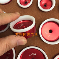 Watch Press Tool Kit with Deepened Aluminum Dies for Crystal and Bezel Installation