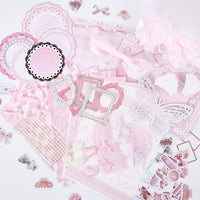62-Piece Beginner Painless Itabag DIY Kit with Badge Holder and Pearl Stickers