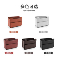 Foldable Car Seat Back Organizer with Trash Can and Phone Holder