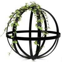 Spherical Wrought Iron Garden Trellis for Climbing Plants, Roses, and Clematis
