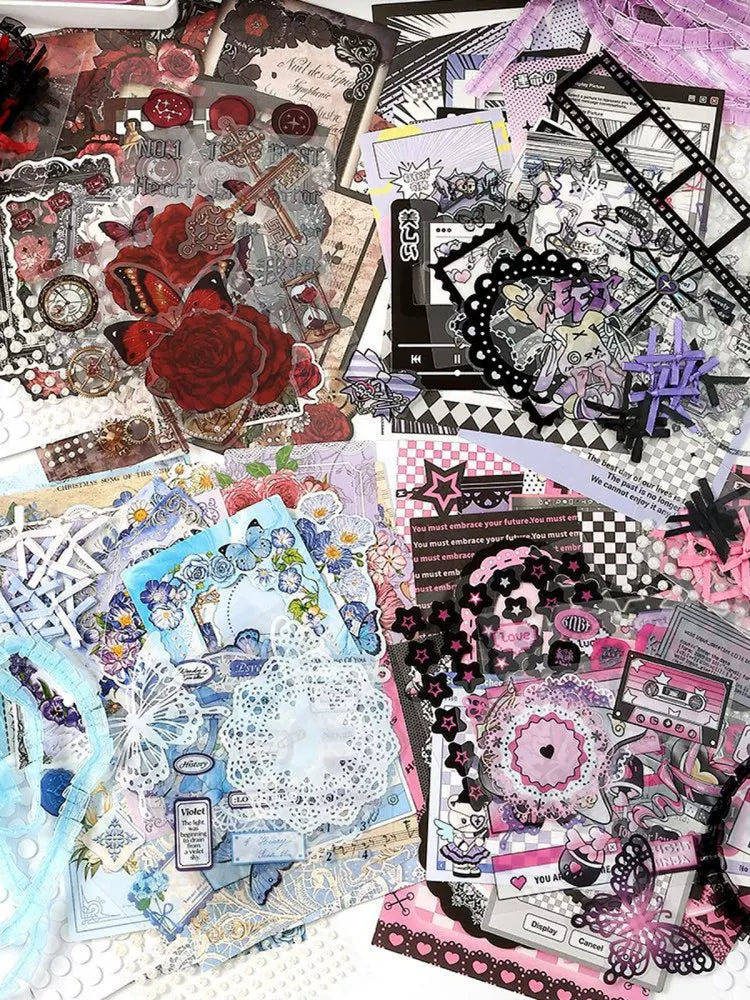 DIY Anime Ita Bag Decoration Material Set with Background Paper and Base Plate
