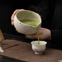 Japanese Matcha Tea Ceremony Set - 8 Pieces with Ceramic Bowl & Bamboo Whisk