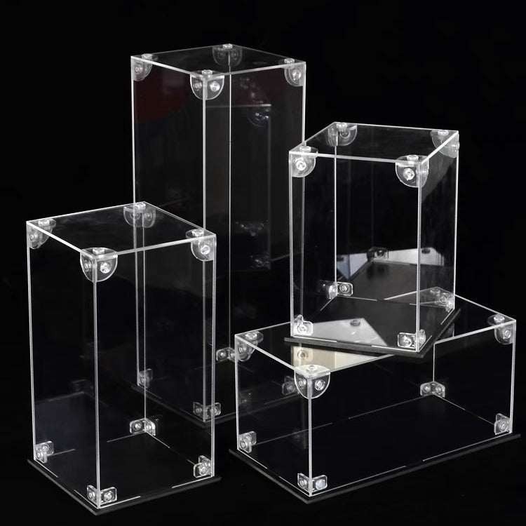 Acrylic Display Case for Collectibles and Figures, Clear Dustproof Storage Box