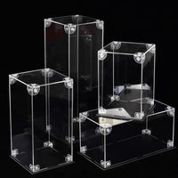 Acrylic Display Case for Collectibles and Figures, Clear Dustproof Storage Box