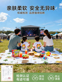 Disposable Outdoor Picnic Blanket Beach Mat - Thickened, Waterproof & Moisture-Proof for Camping, Festivals, and Travel