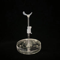 Adjustable Transparent Acrylic Rotating Display Stand for BJD Dolls