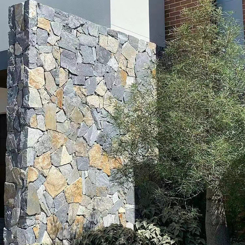 Natural Stone Culture Wall Tiles for Outdoor Patios and Villas, Non-Slip Wear-Resistant Antique Finish