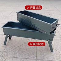 Thickened Portable BBQ Grill for Home Outdoor Camping Picnic - Complete Set