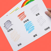 Marker Paper 4K/8K/A3 Sketch Pad for Alcohol Markers, Thick Bleedproof Drawing Paper