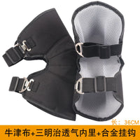 Electric Scooter Leather Knee Pads Summer Breathable Windproof Leg Protector for Motorcycle Cycling