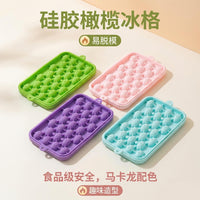 Silicone Ice Cube Tray, Reusable Mold for Ice Balls, Round Ice Cubes, and DIY Soap Making