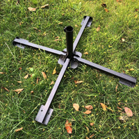 Portable Cross Base for Outdoor Beach Umbrella, Quick Foldable Sunshade Stand